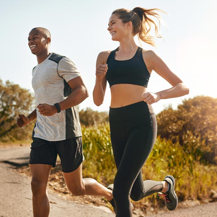 couple jogging